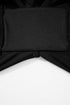 Solid Pocketed Crossover High Waist Swim Skort